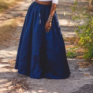 fancy maxi skirt