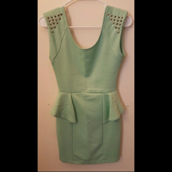 Mint studded dress from Windsor