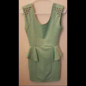 Mint studded dress from Windsor