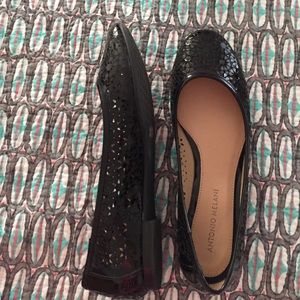 Black Antonio Melani flats