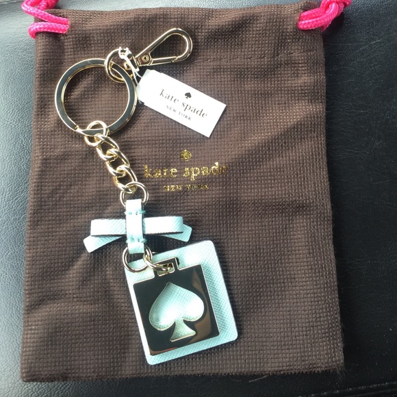kate spade Accessories - NWT Kate Spade grace blue key chain