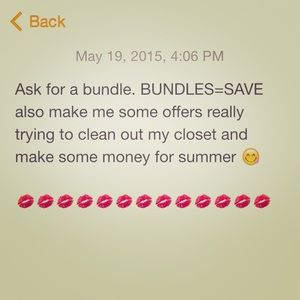 BUNDLES & OFFERS wanted