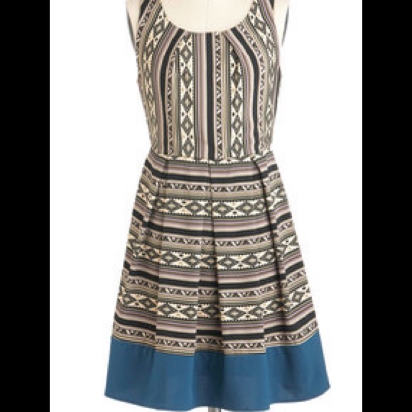 ModCloth Dresses & Skirts - Cute Tribal Print Modcloth Dress