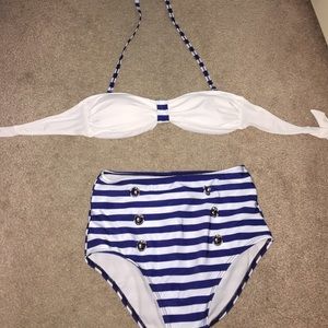 Brand new high waisted bathing suit