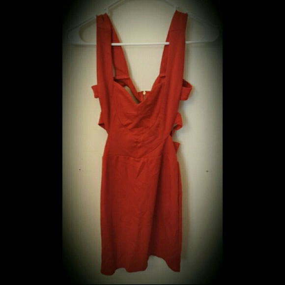Short length red dress fr Foreign Exchange