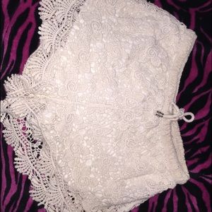 Lace shorts