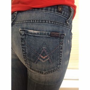 Seven for all mankind boot cut jeans