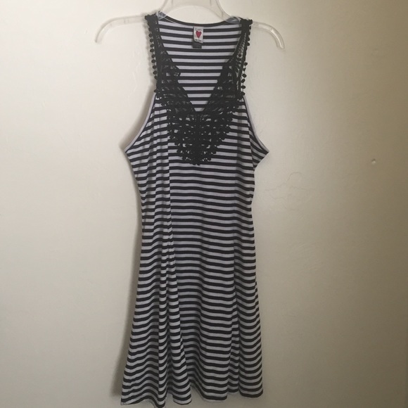 Black & white stripped dress