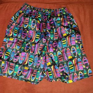 Nifty shorts with (sailor boats) design -runs sm