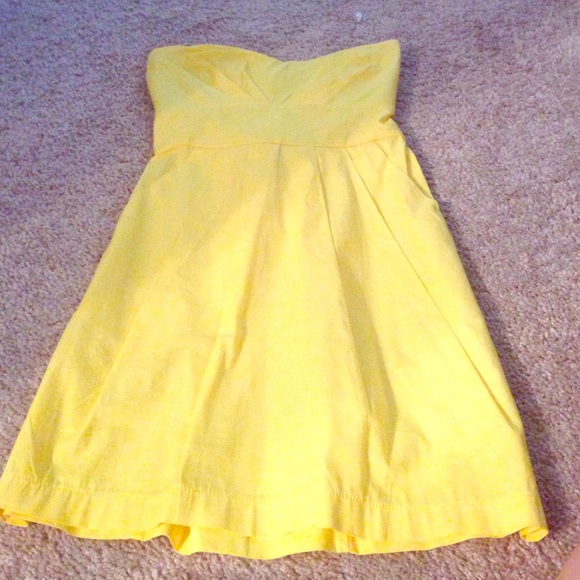 Yellow spring/summer dress