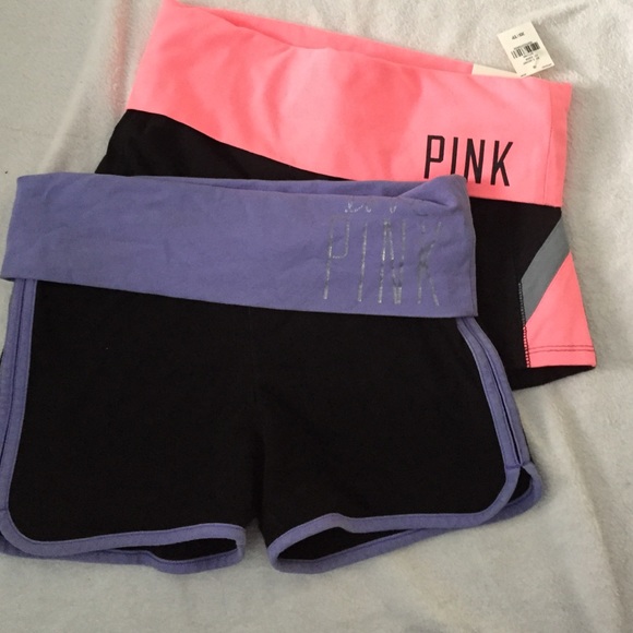 PINK yoga shorts bundle
