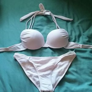 White Push Up Bathing Suit