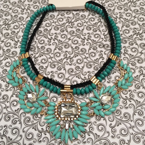 ⛔️sold⛔️ new. Gorgeous chunky statement necklace - Picture 3 of 3