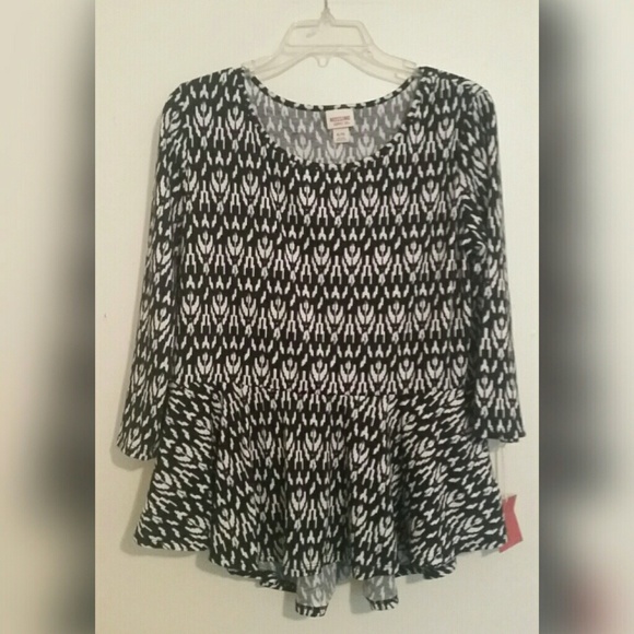 Super Cute Printed Peplum