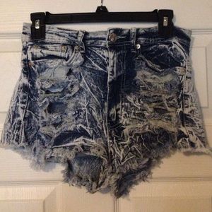 Denim shorts