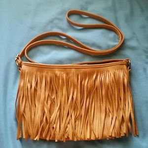 **sold** Golden/brown/yellow Shoulder Purse