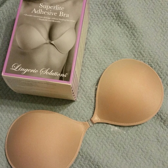 Superlite adhesive bra size B nude color