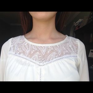 Loose, lace top!