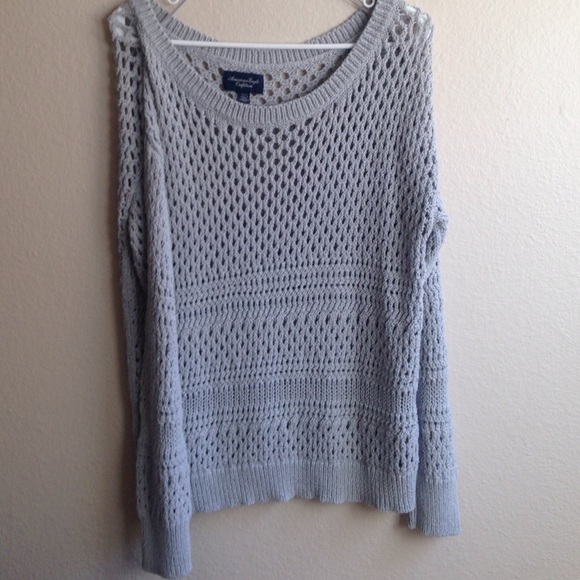 Grey Knit Sweater AE