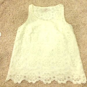 LOFT lace tank