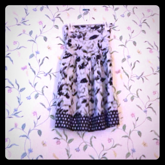 Abercrombie Kids black and white dress