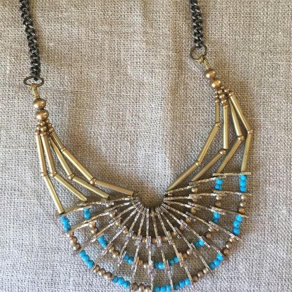Pam Hiran Anthropologie Statement Necklace