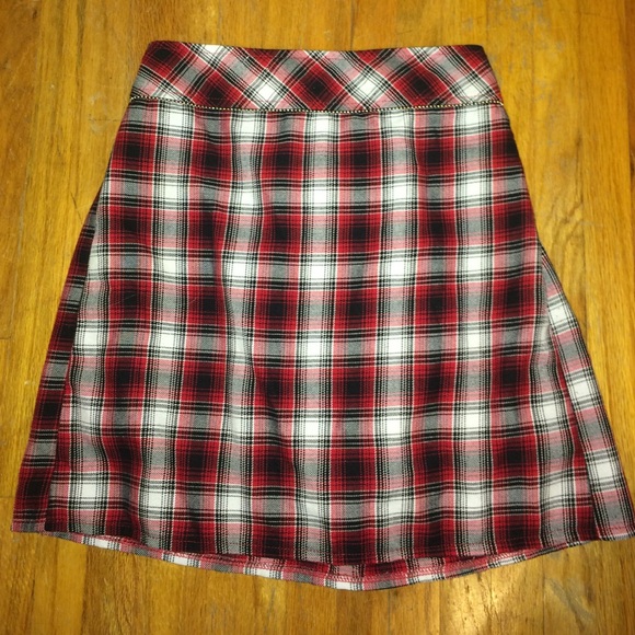 plaid schoolgirl skirt