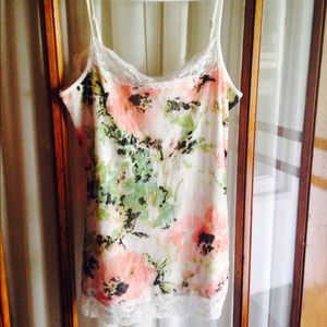 Floral and Lace Cami