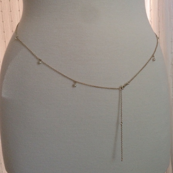 Sterling silver Belly Body chain.