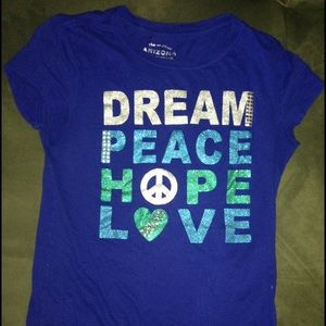 Dark blue short sleeve shirt