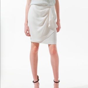 NWT Zara Ruffle Pencil Skirt