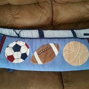 crib bumper and matching comforter