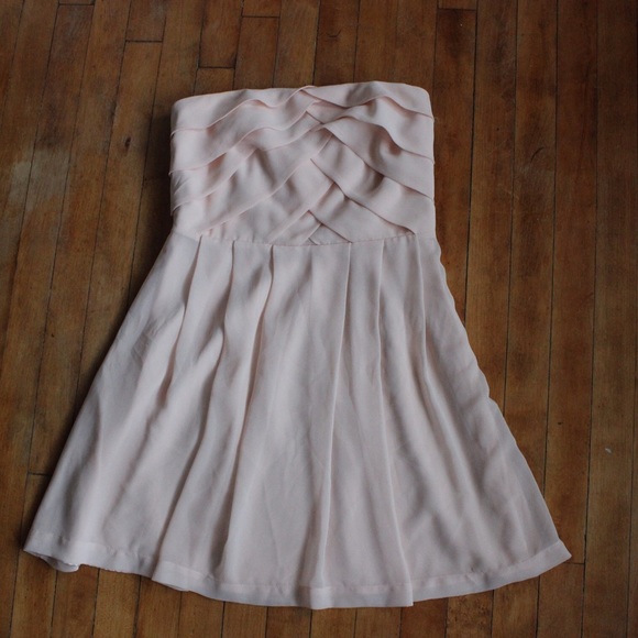 Express pink chiffon dress size 0
