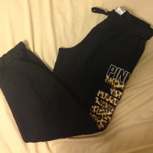 Vs pink sweats size small