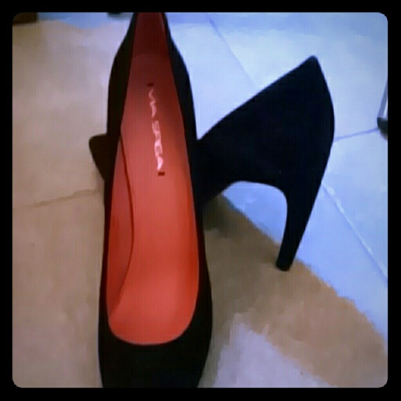 Via Spiga black suede pumps great quality