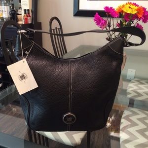 NWT Dooney & Bourke black leather purse