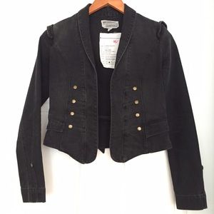 black denim "the majorette jacket"