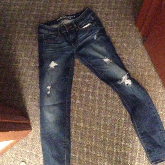 American Eagle Jeans X Jeggings Destroyed