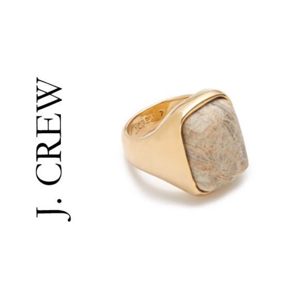 J.Crew Stone Signet Ring