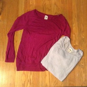 Victoria's Secret pink shirt bundle