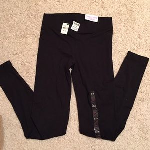 Victoria's Secret Pink black leggings