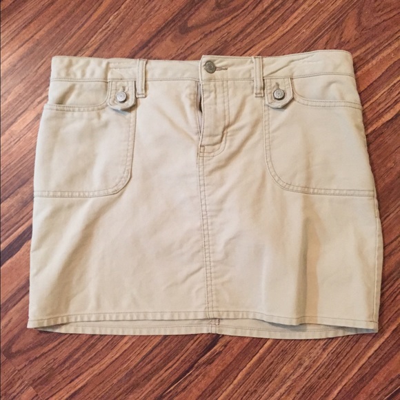 Khaki skirt