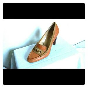CALVIN KLEIN Brown /Tan PUMP