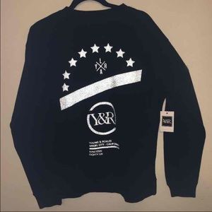 Reflective ink sweater! Young and Reckless!!