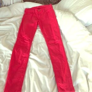 7 for all mankind pink jeans!
