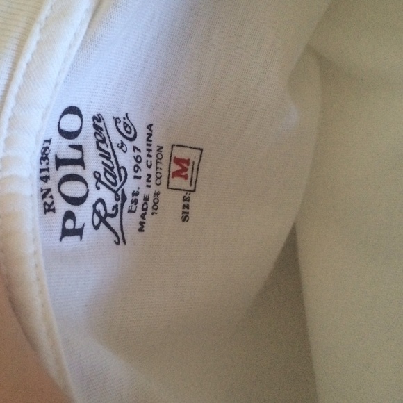 White polo t shirt - Picture 2 of 2