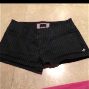 ⭐️SOLD⭐️Hurley Pinstripe Black n White Shorts