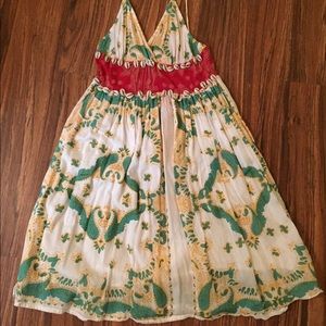 Tie strap island dress