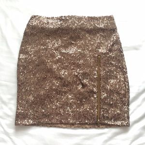 NWT Dress the Population Hailey Sequin Skirt
