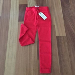 NWT Current Elliot rolled skinny jeans